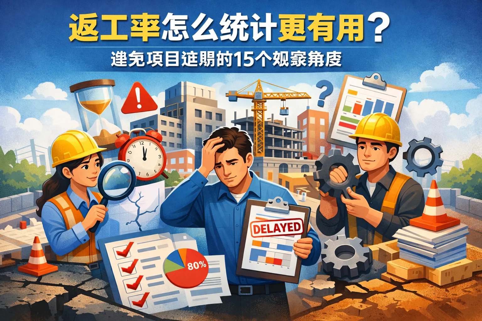返工率怎么统计更有用?避免项目延期的15个观察角度