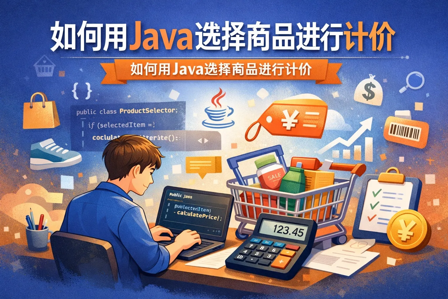 如何用Java选择商品进行计价