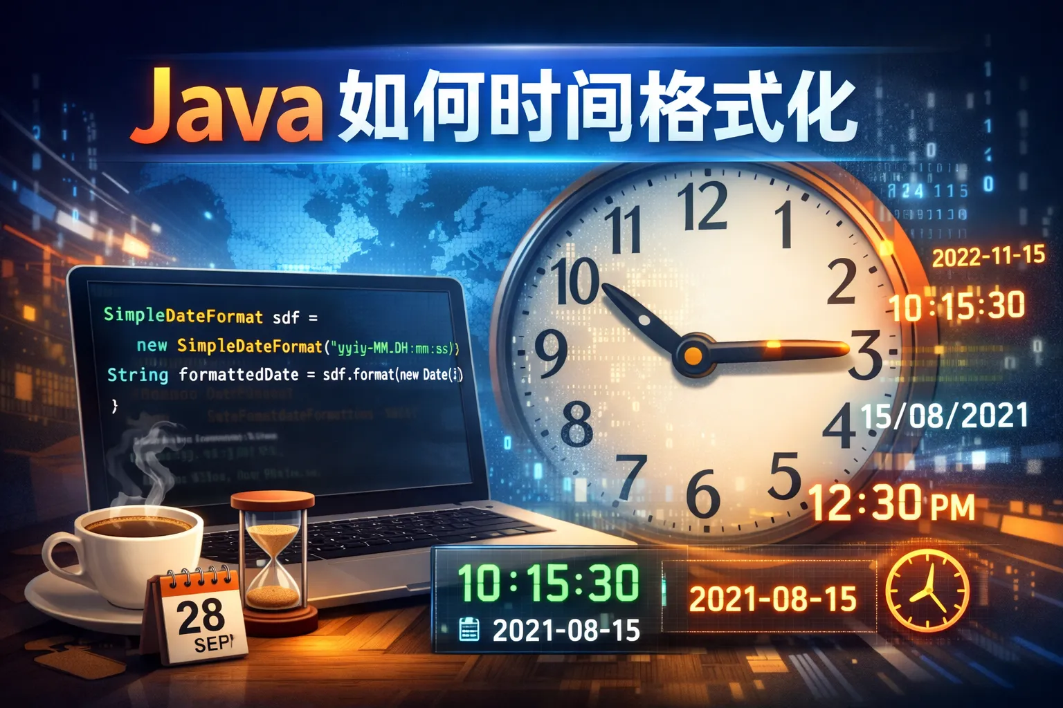 java如何时间格式化
