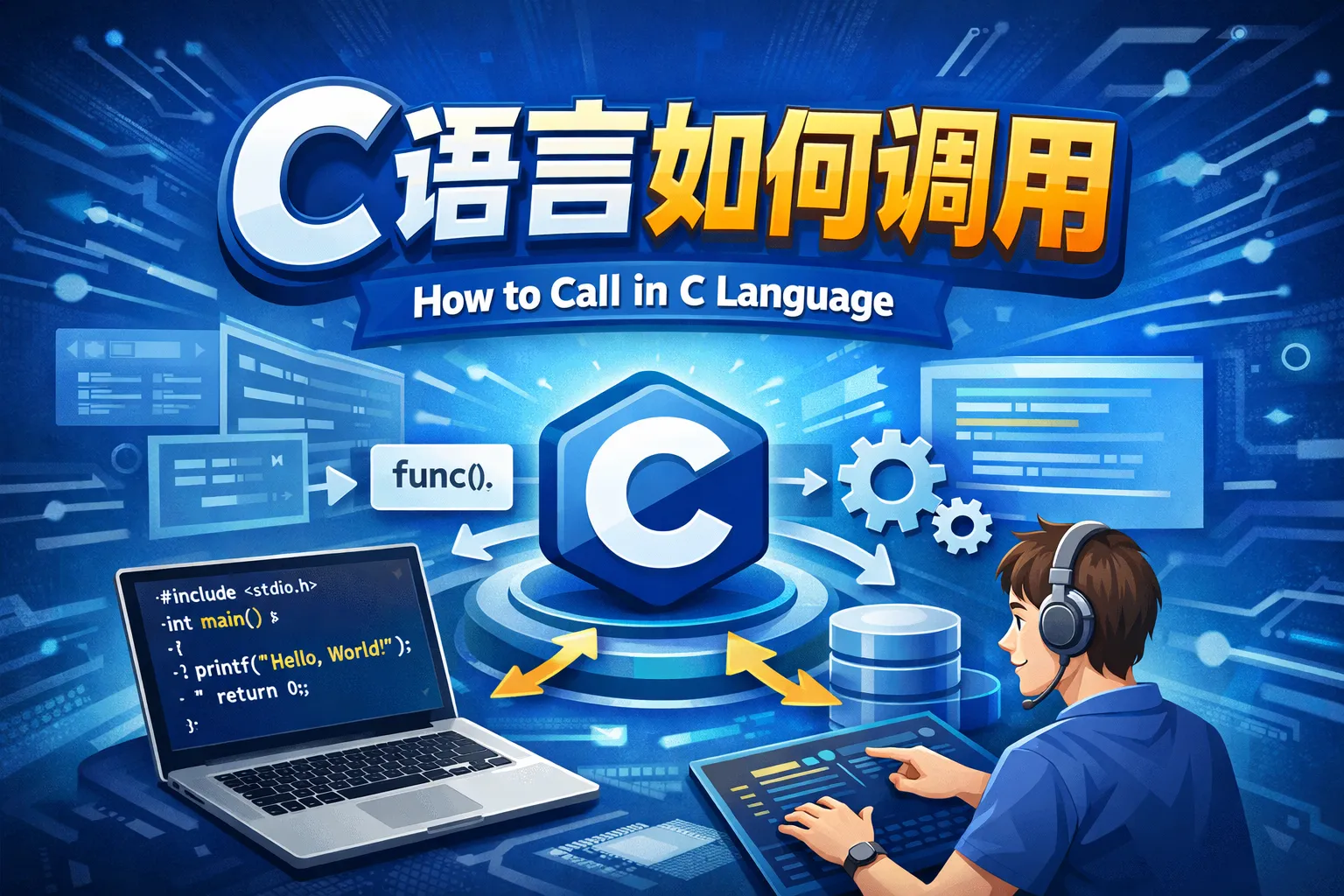 c语言如何调用图