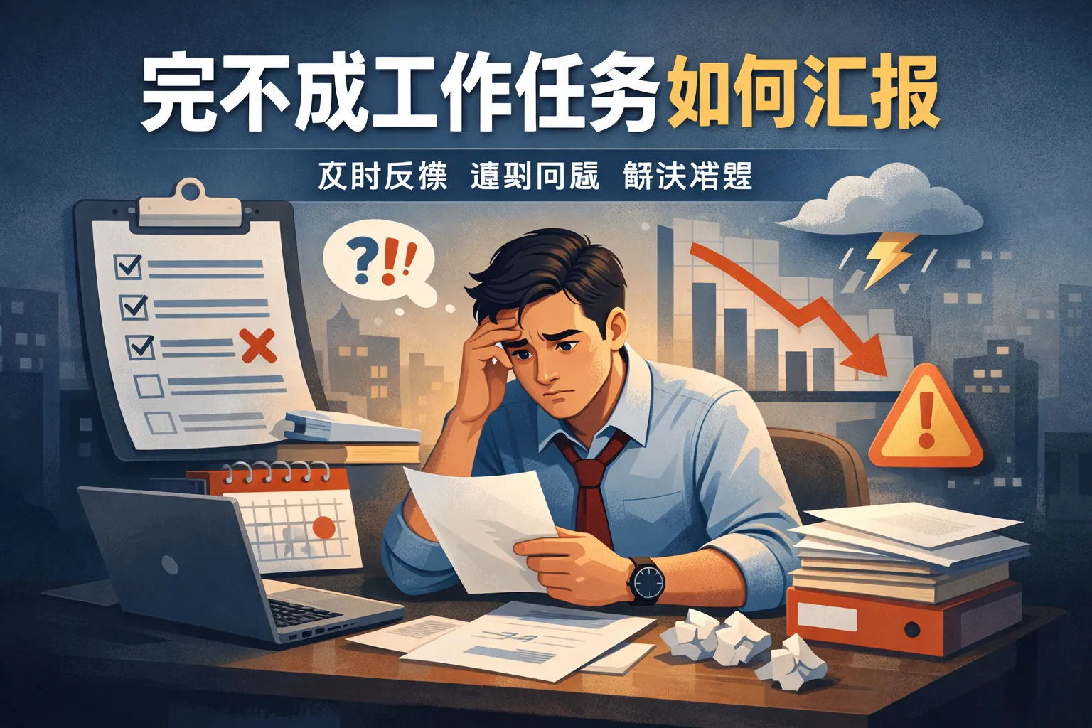 完不成工作任务如何汇报