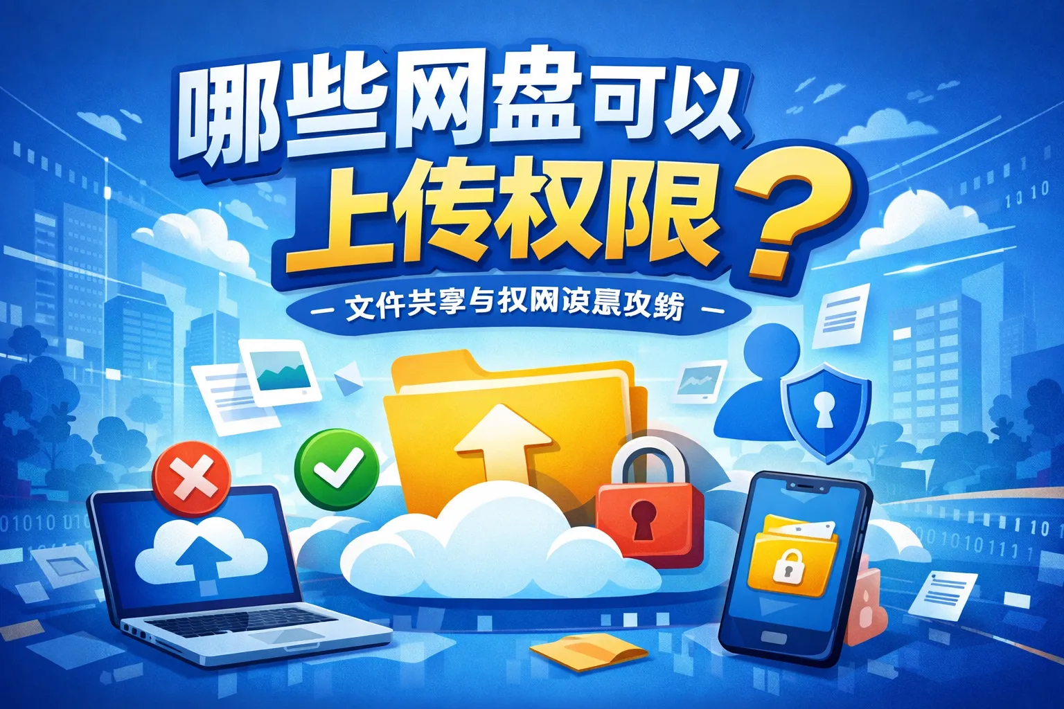 哪些网盘可以上传权限