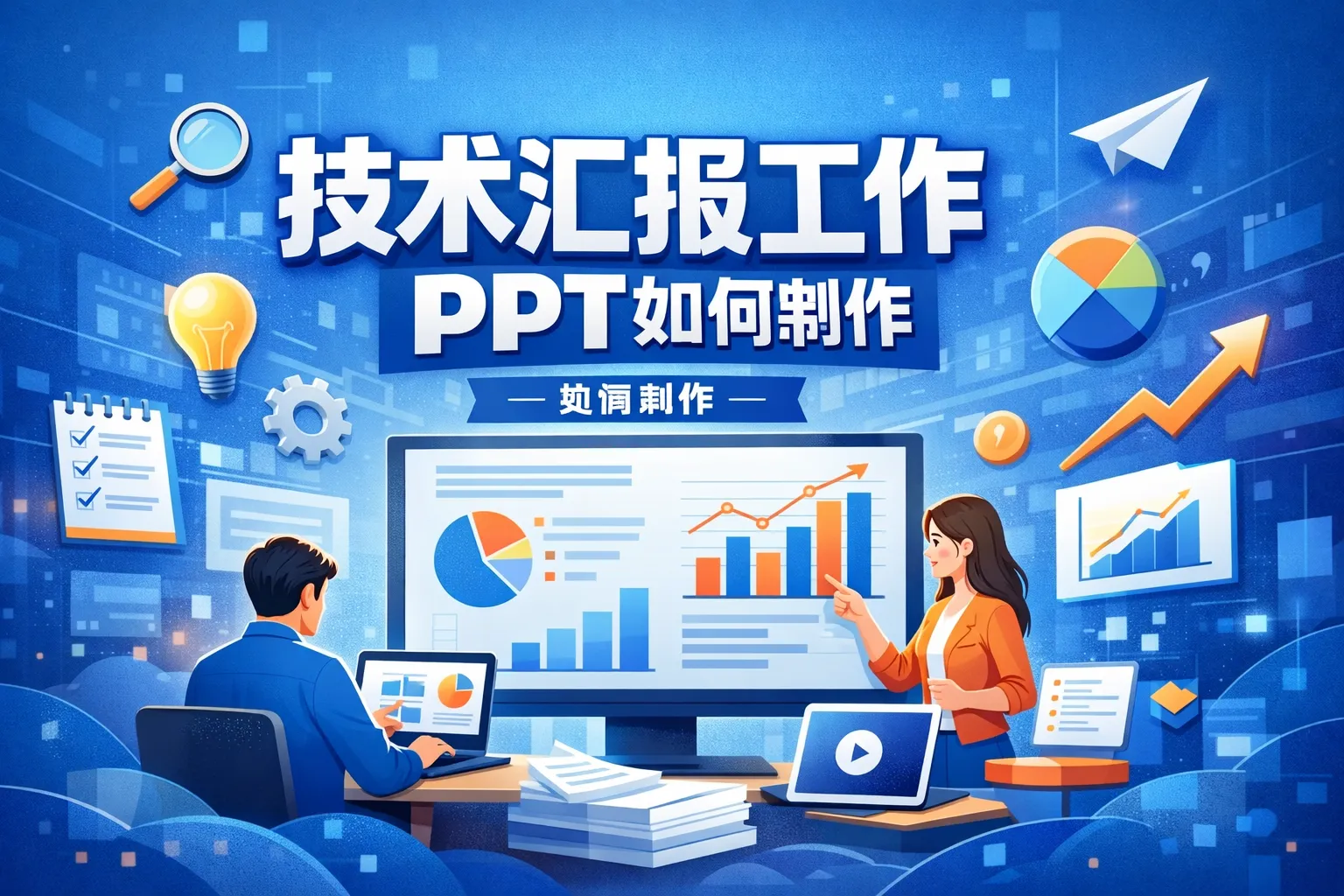 技术汇报工作ppt如何制作
