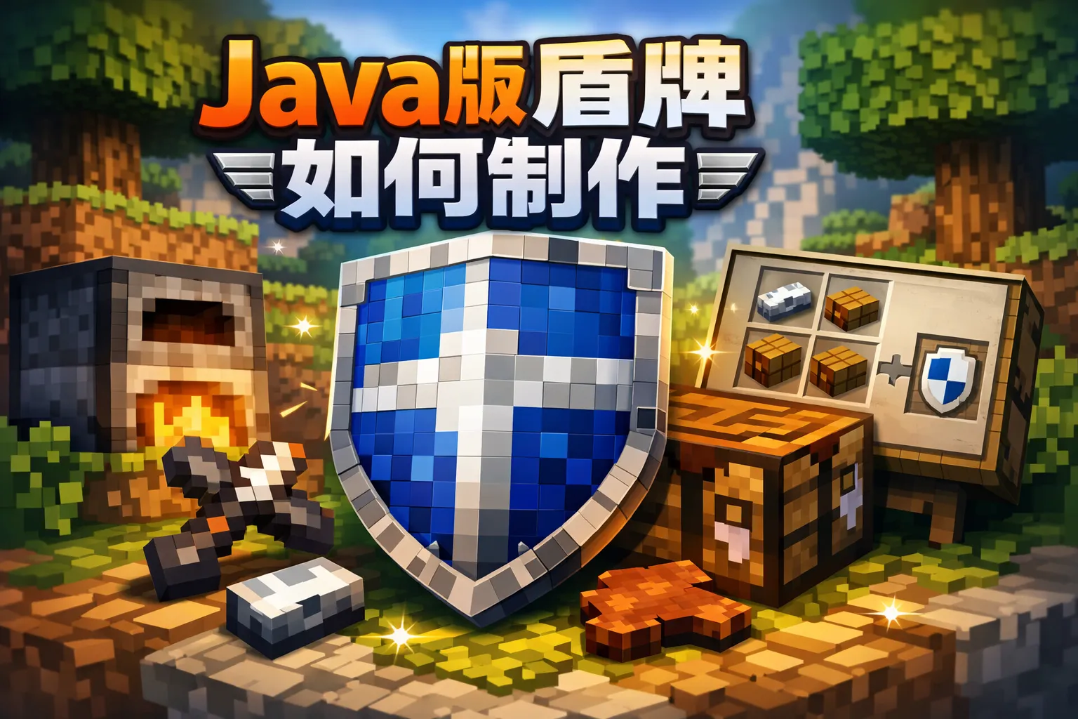 java版盾牌如何制作