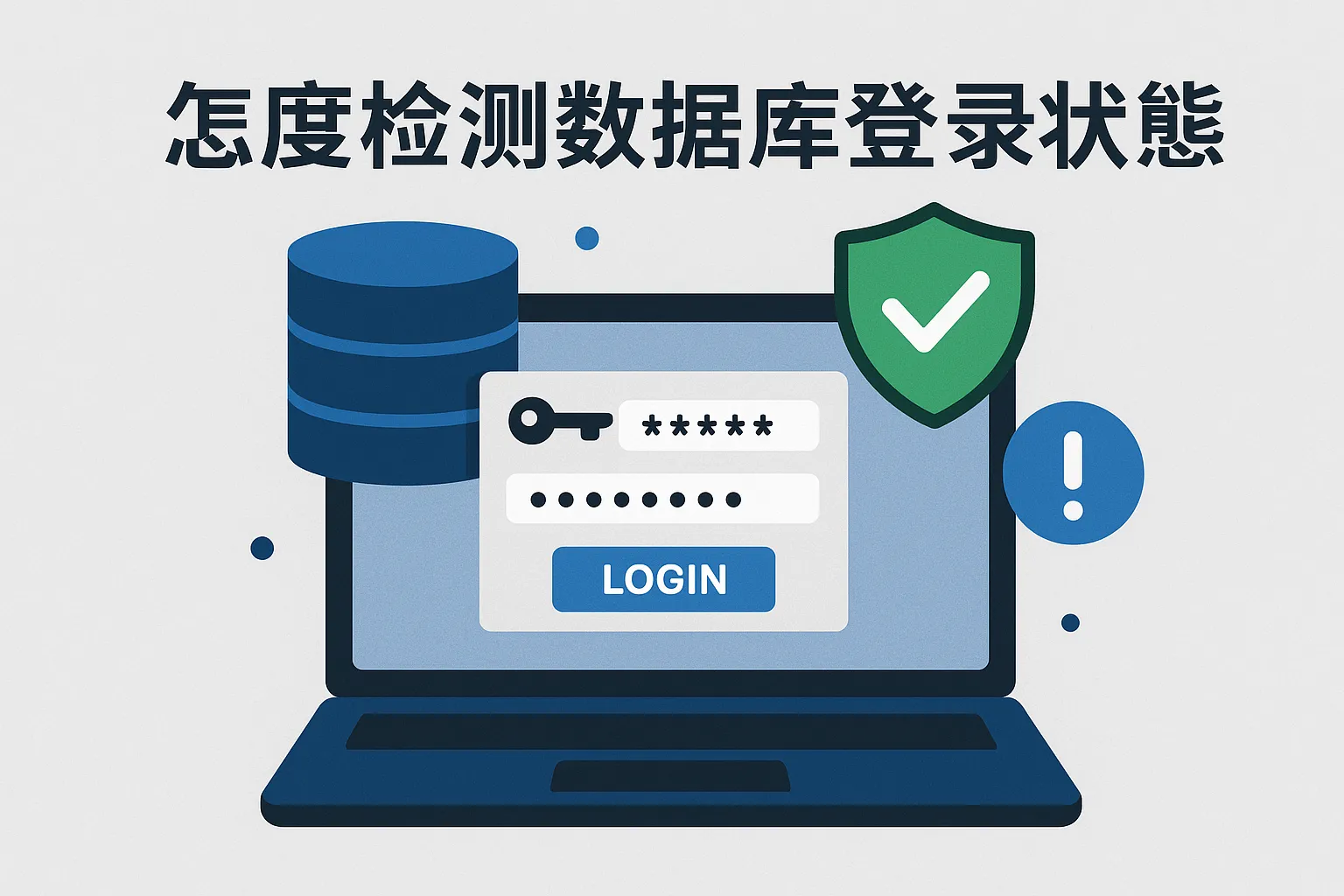 怎么检测数据库登录状态