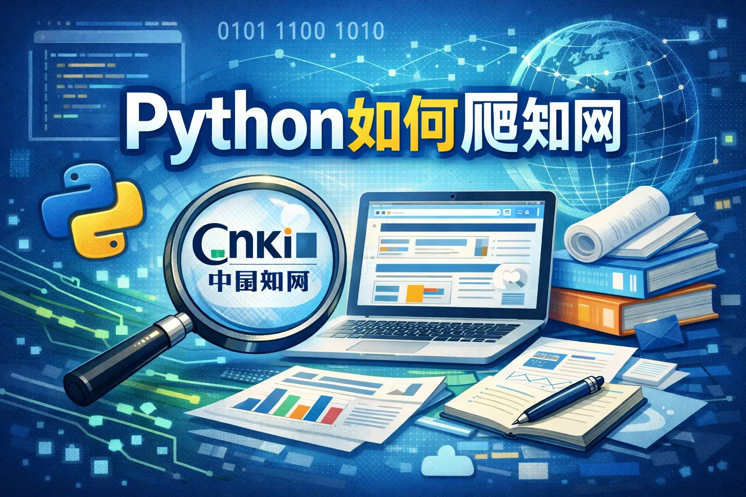python如何爬知网