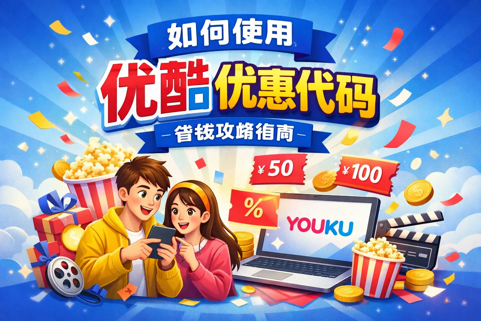 如何使用优酷优惠代码