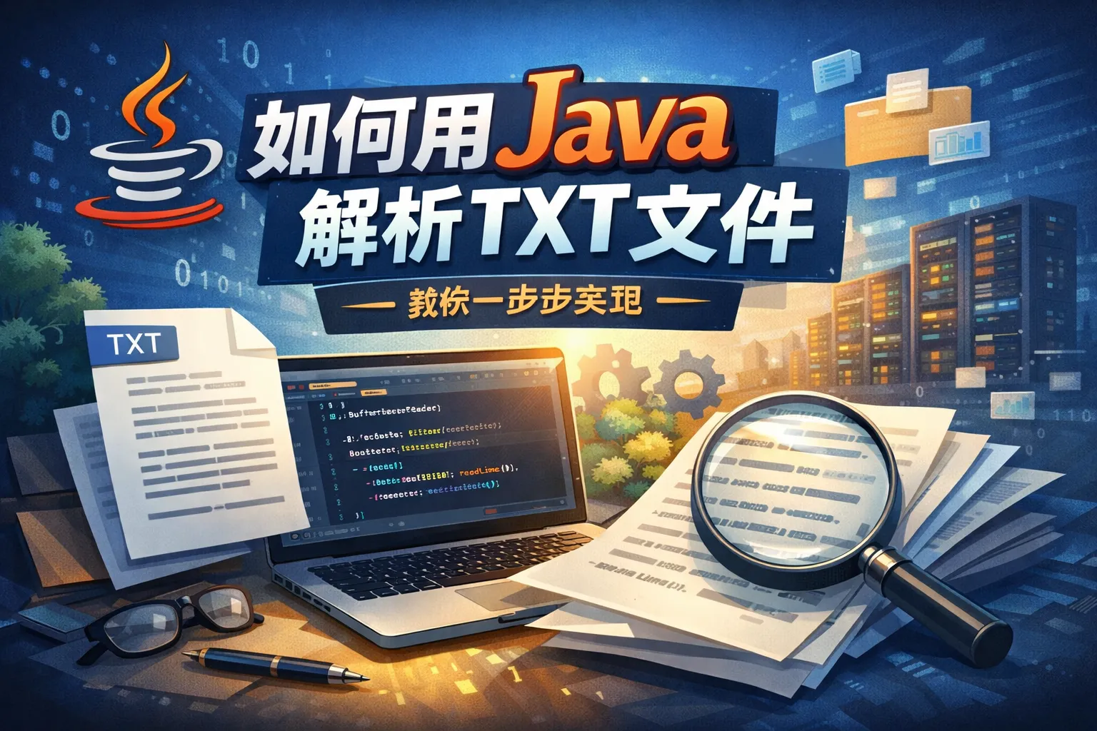 如何用java解析txt文件