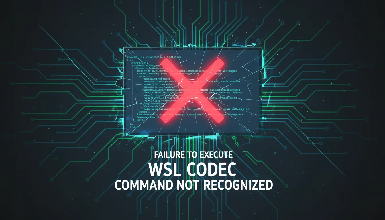 WSL 上 Codex 命令为什么无法识别