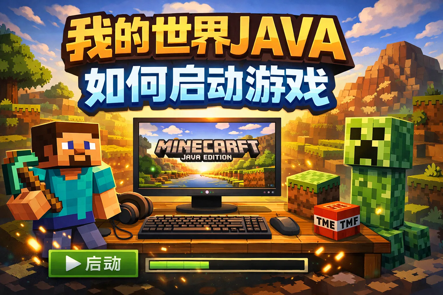 我的世界java如何启动游戏