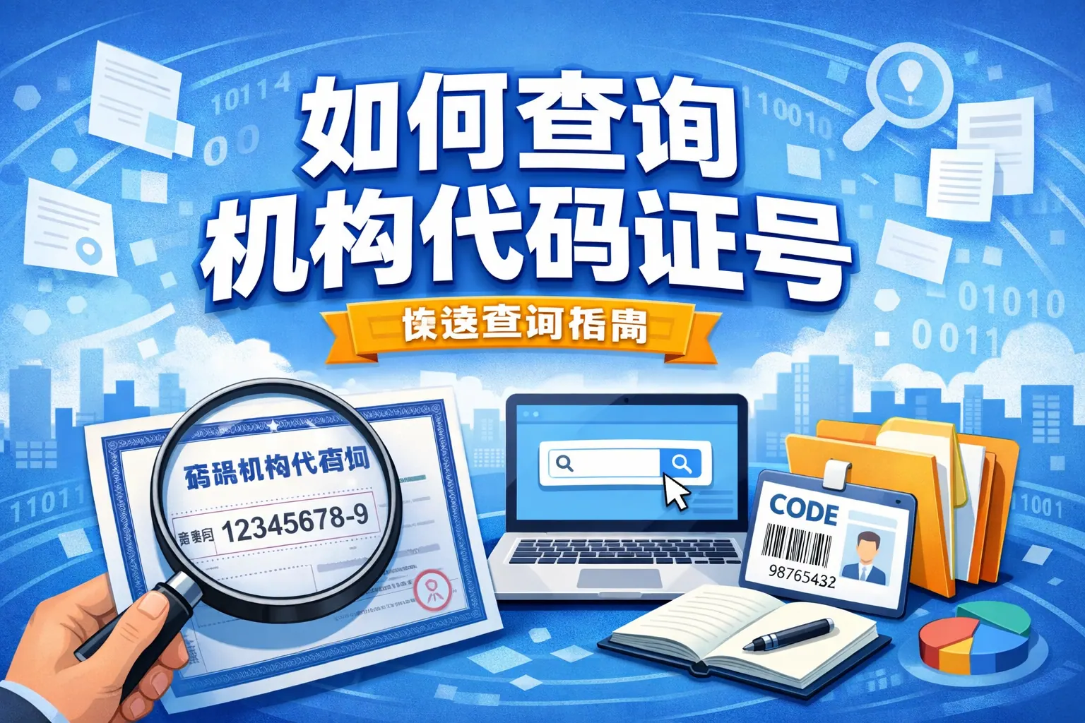 如何查询机构代码证号