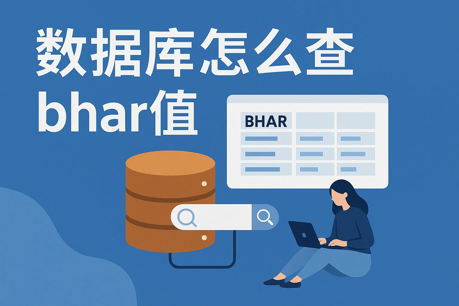 数据库怎么查bhar值