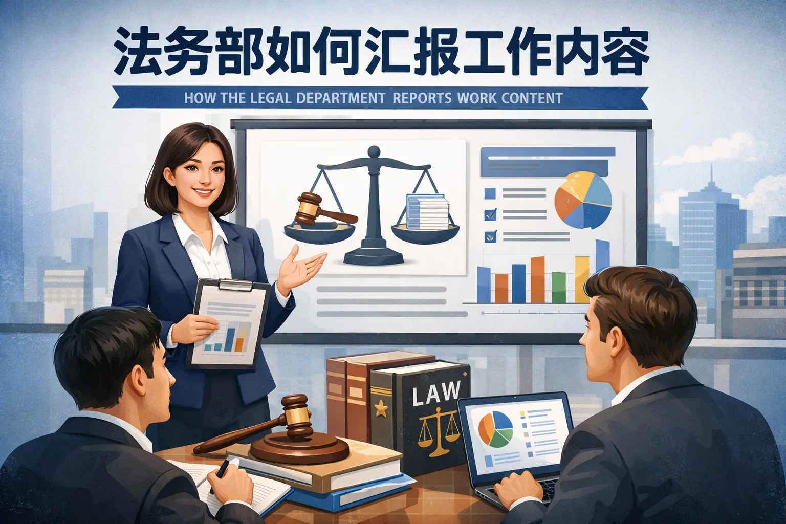 法务部如何汇报工作内容