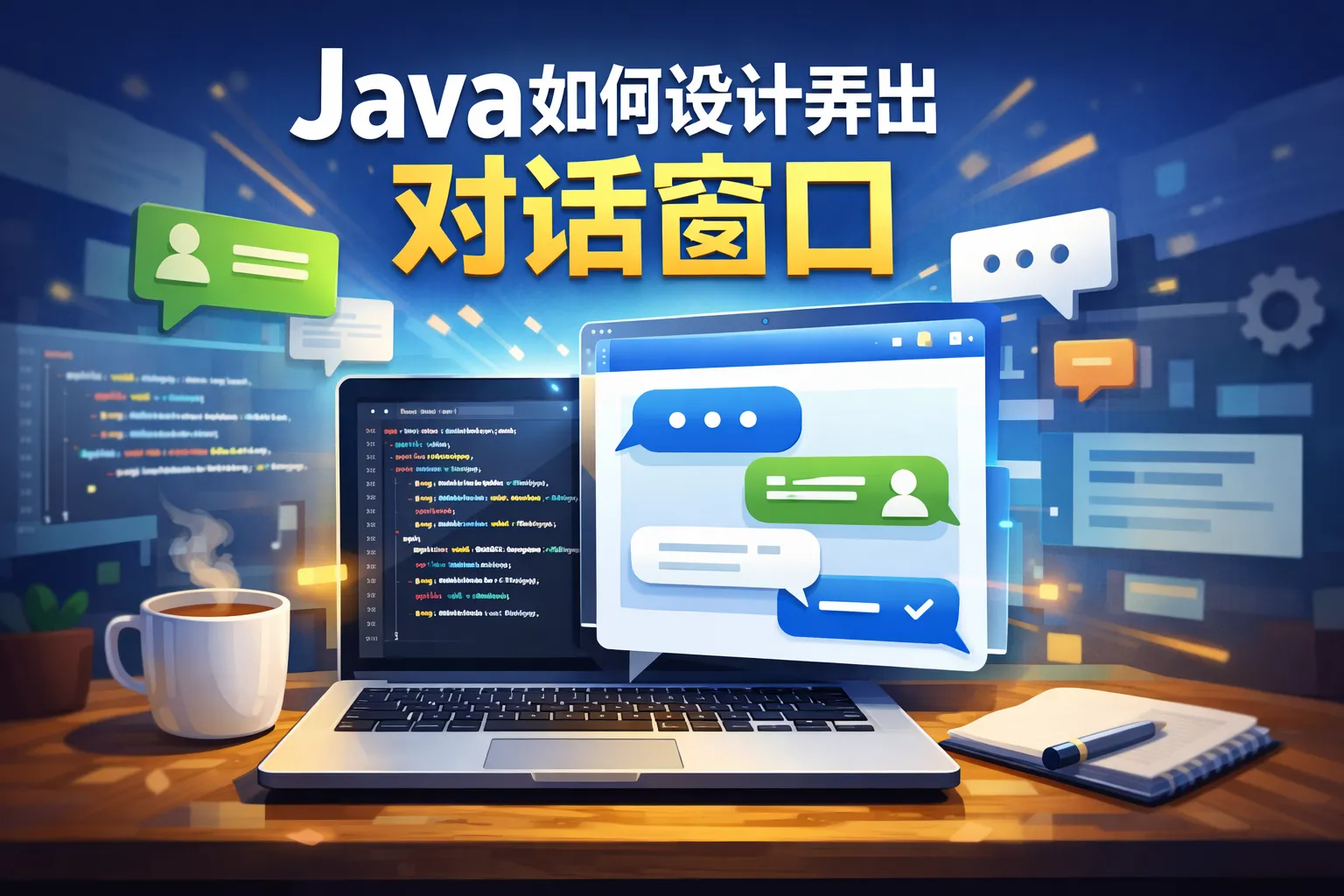 java如何设计弄出对话窗口
