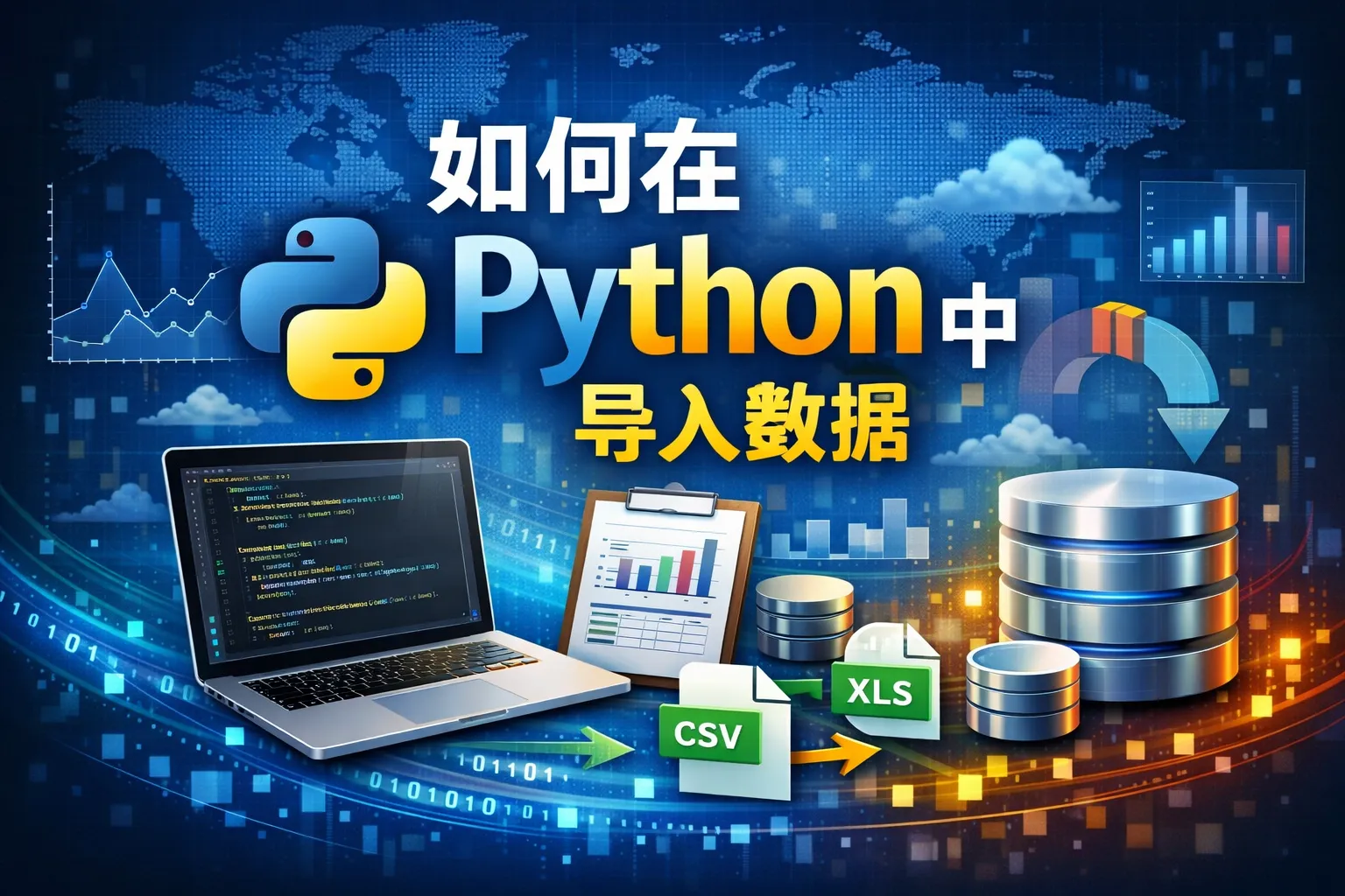 如何在python中导入数据