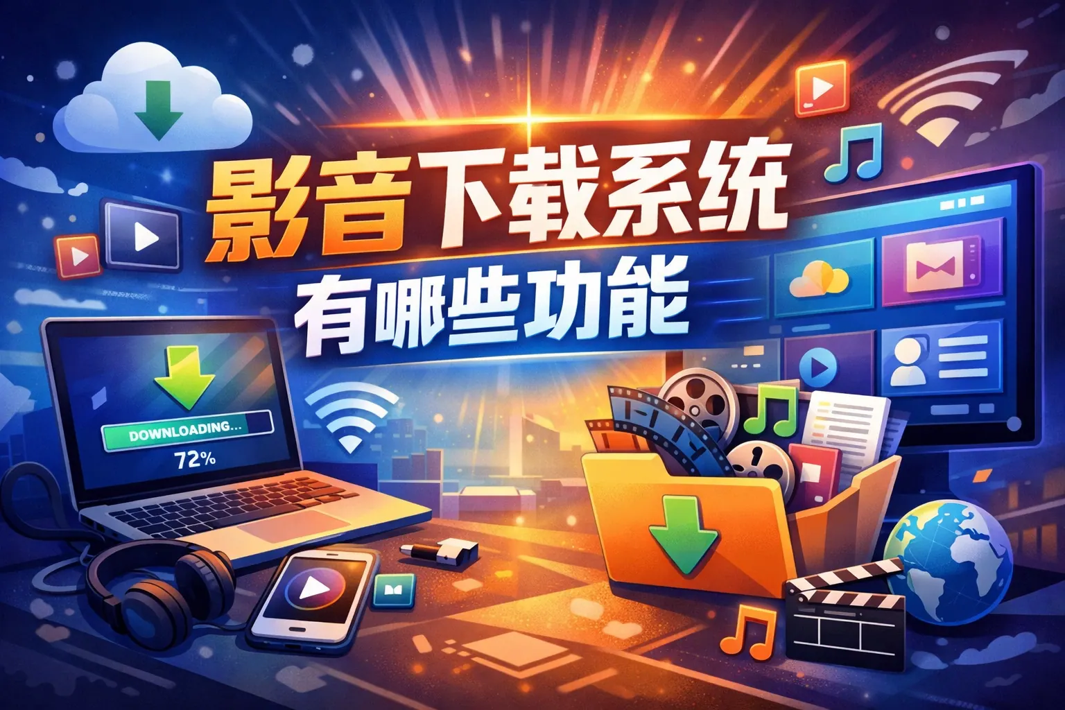 影音下载系统有哪些功能