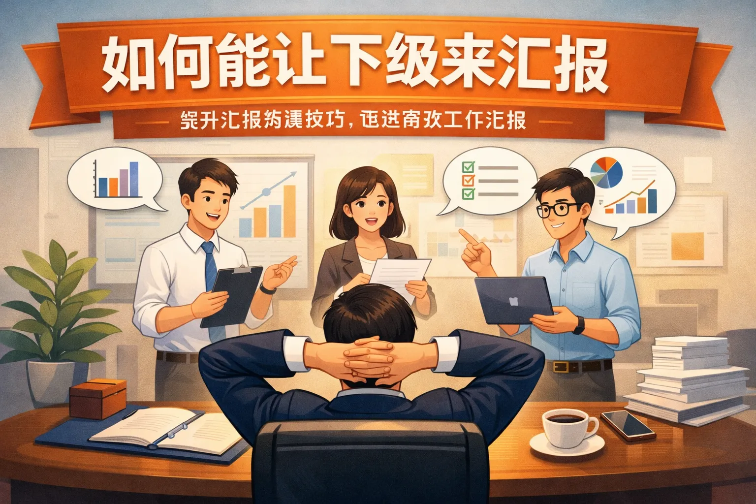 如何能让下级来汇报