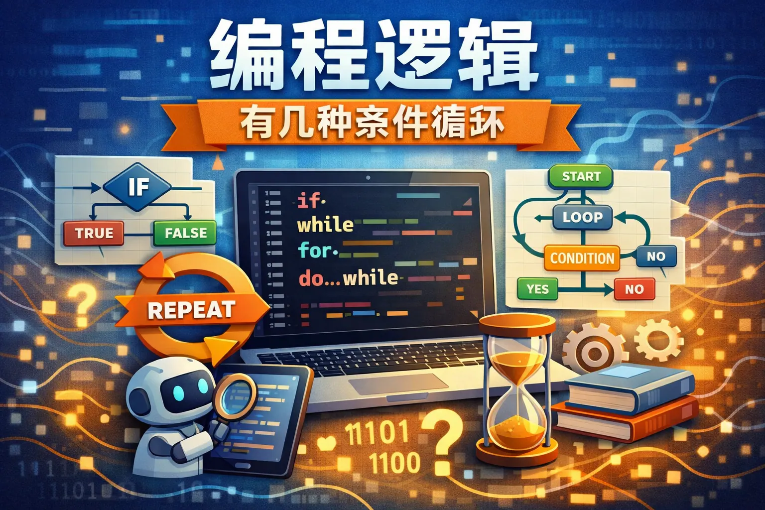 编程逻辑有几种条件循环