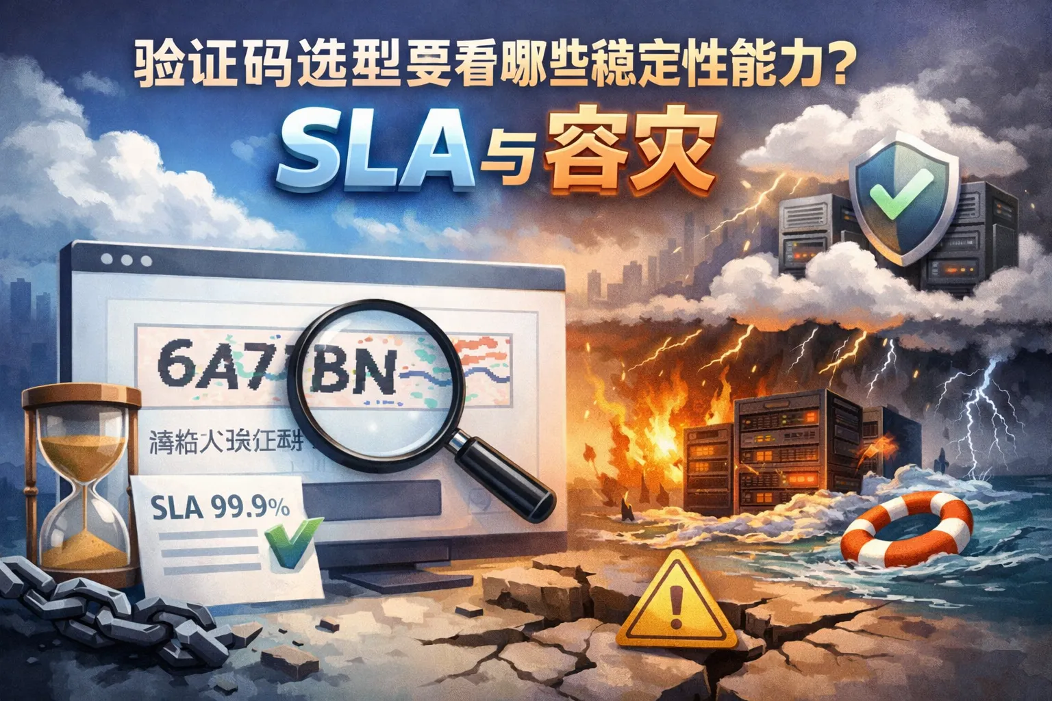 验证码选型要看哪些稳定性能力?SLA与容灾