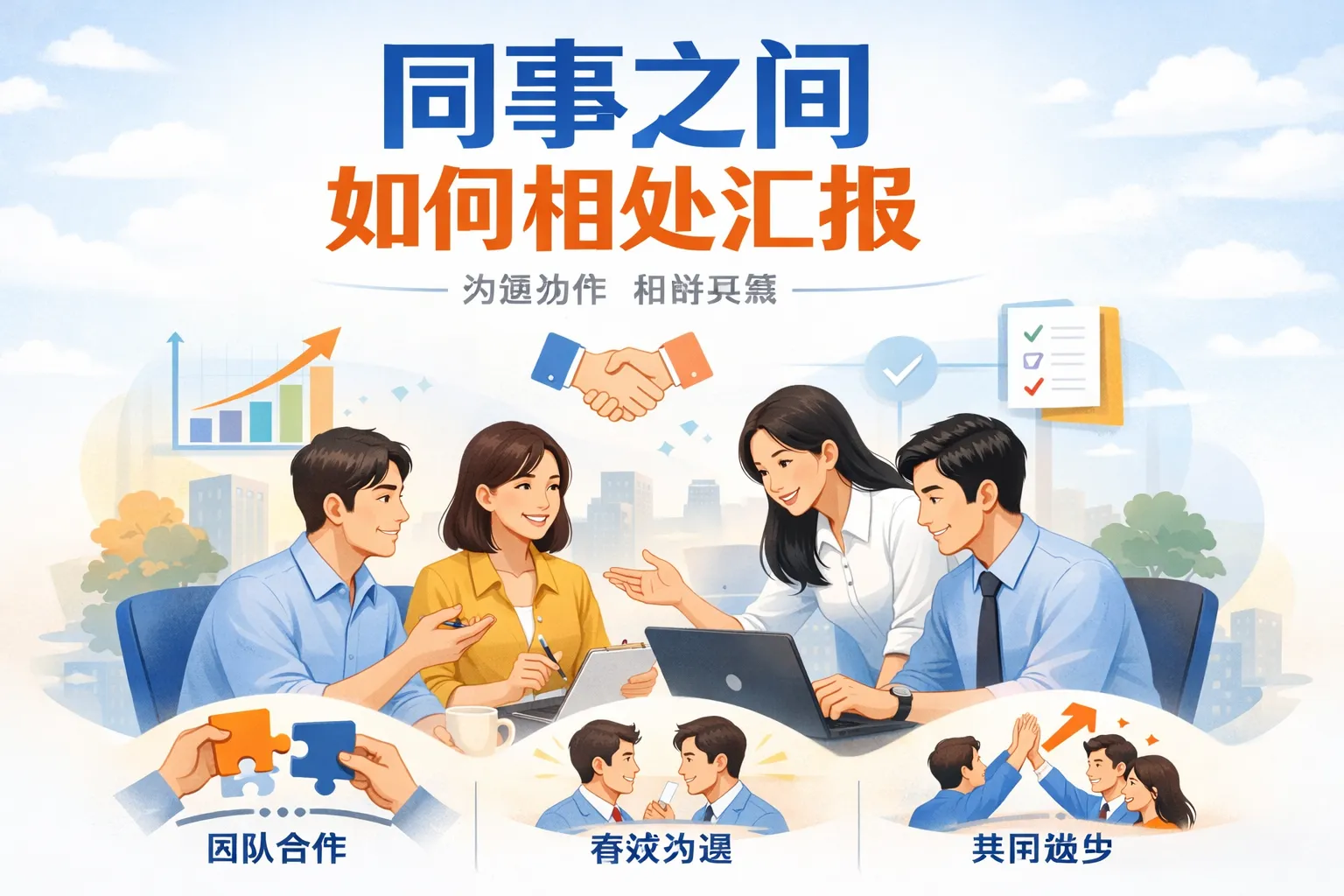 同事之间如何相处汇报