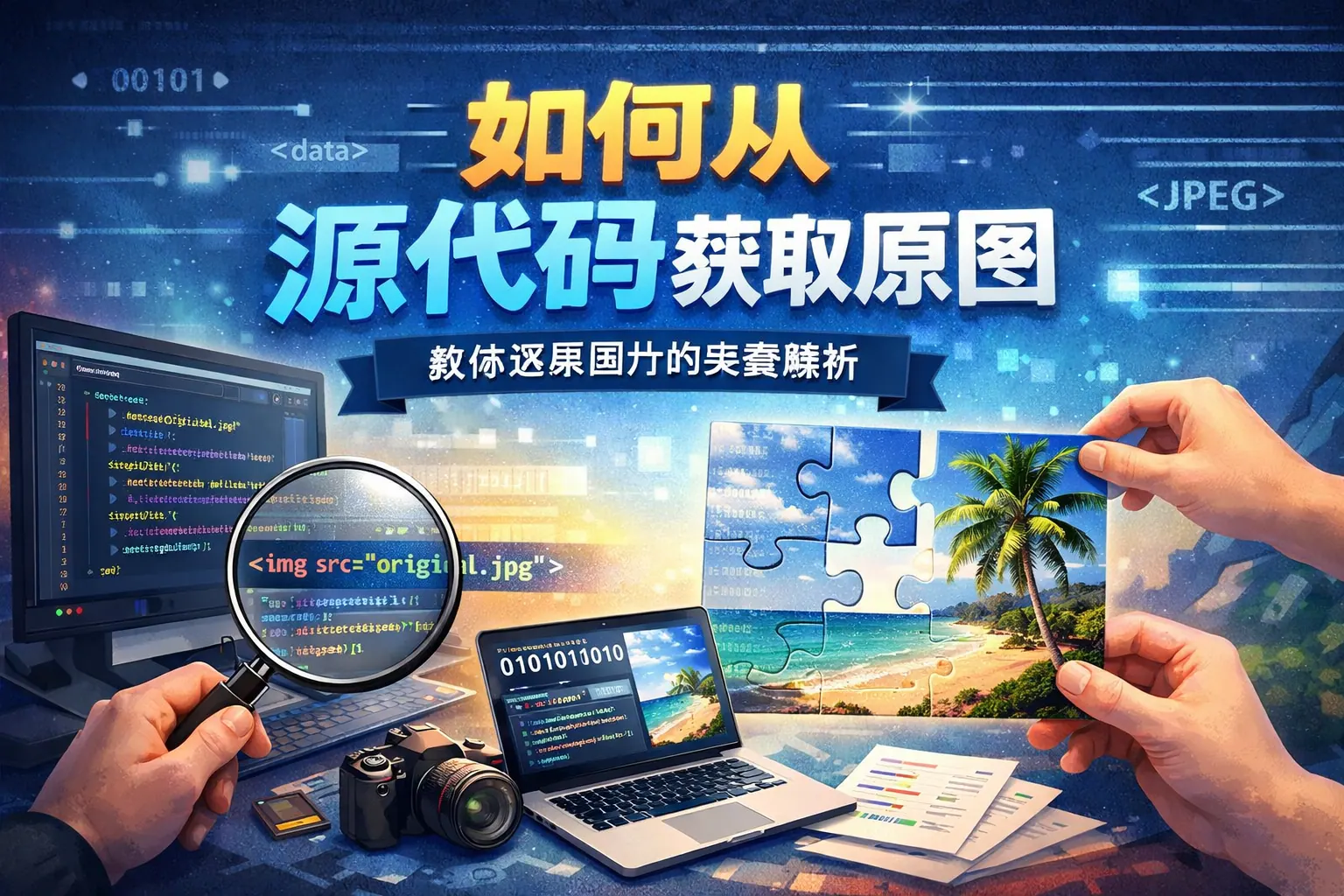 如何从源代码获取原图