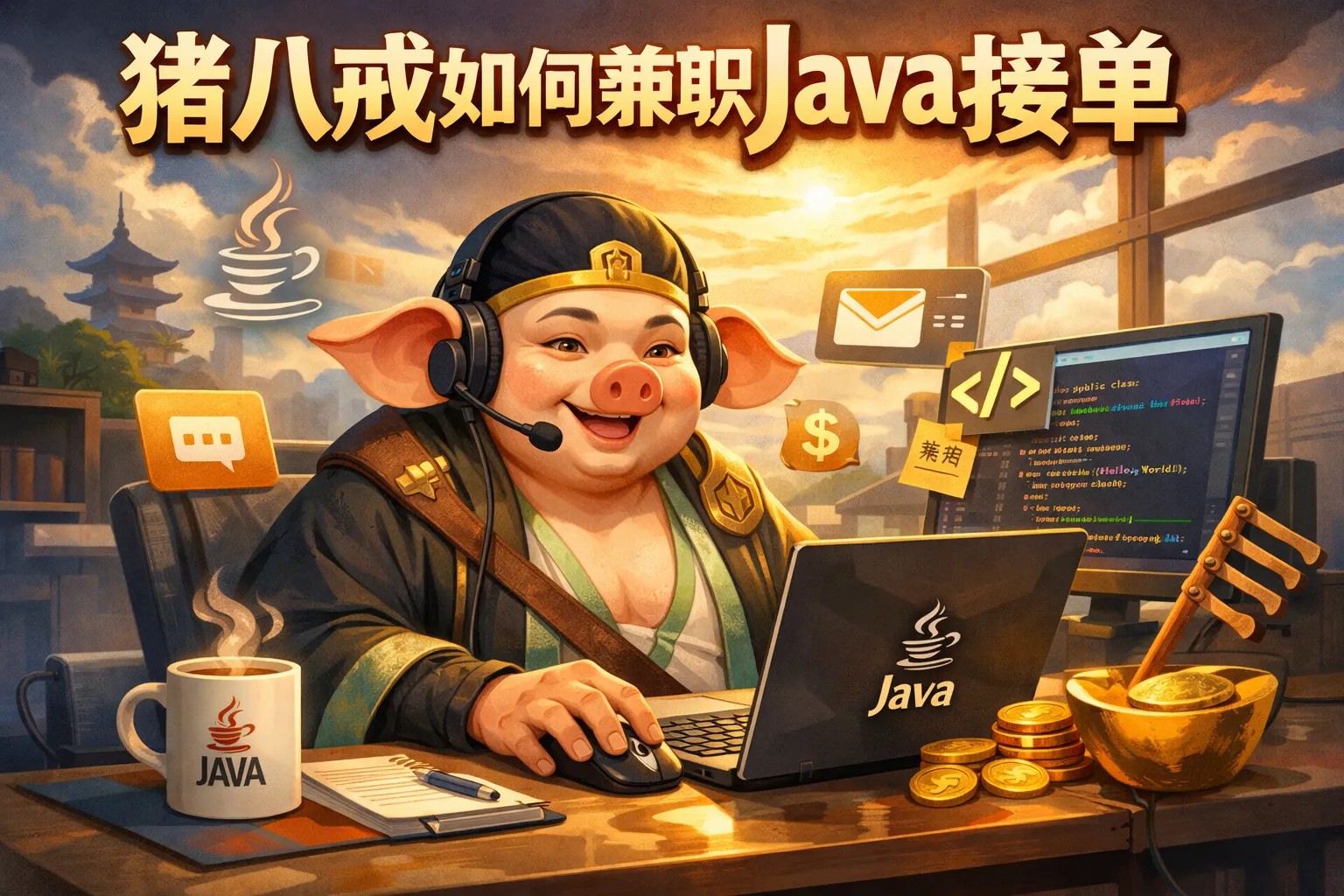 猪八戒如何兼职java接单