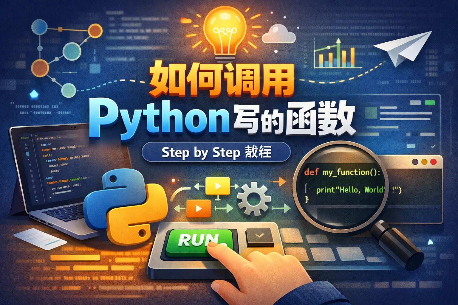 如何调用python写的函数