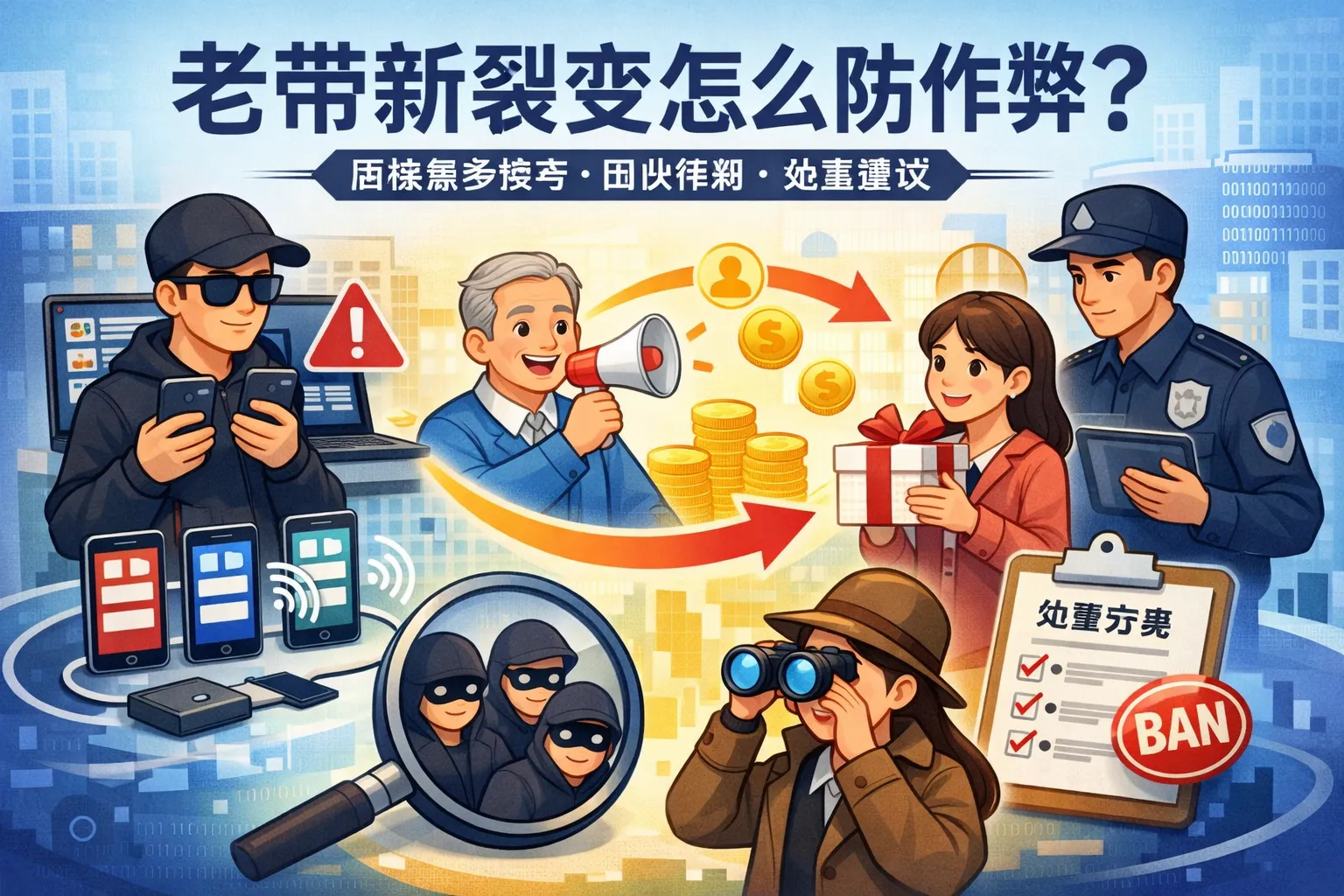 老带新裂变怎么防作弊?同设备多账号、团伙识别、处置建议