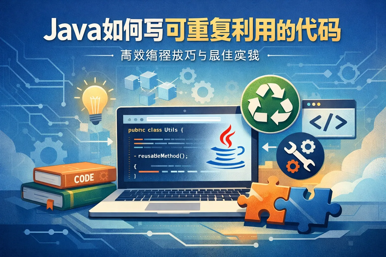 java如何写可重复利用的代码
