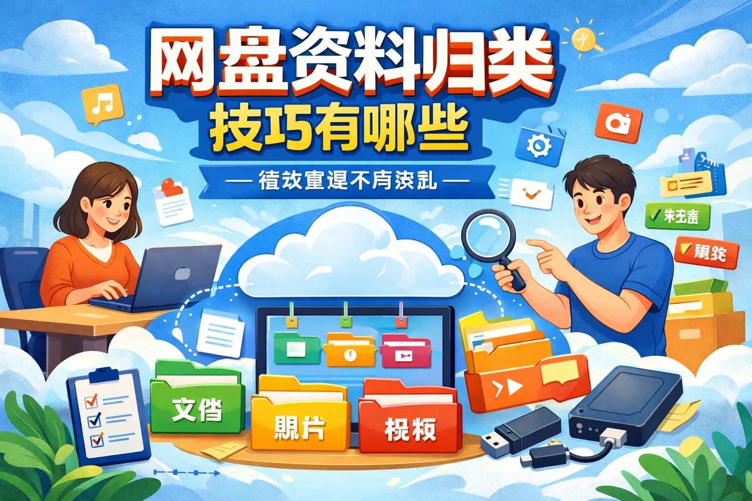 网盘资料归类技巧有哪些