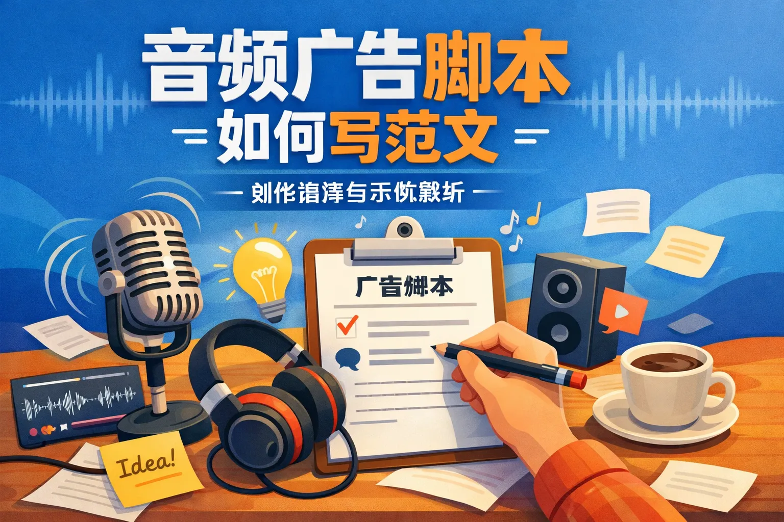 音频广告脚本如何写范文