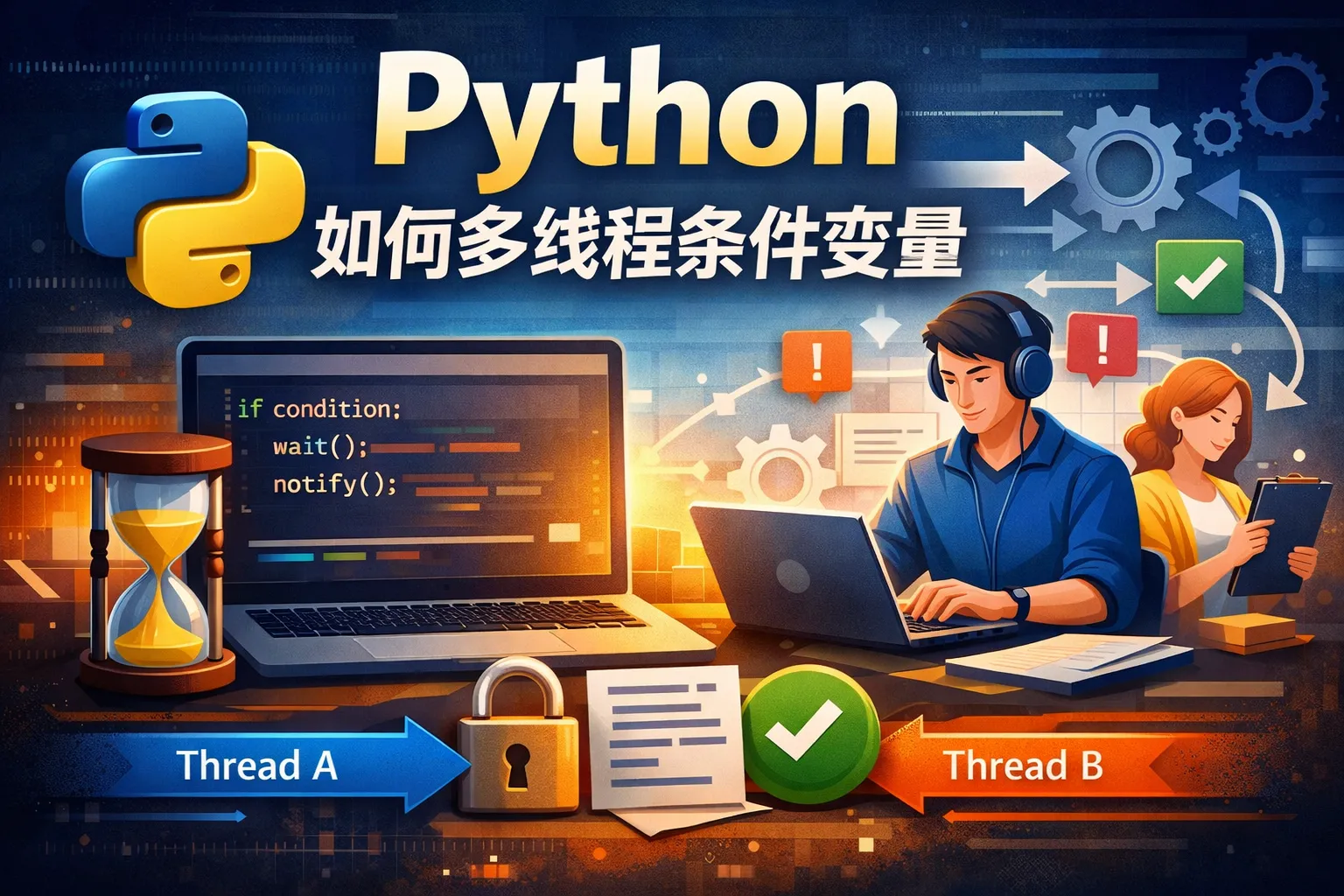python如何多线程条件变量