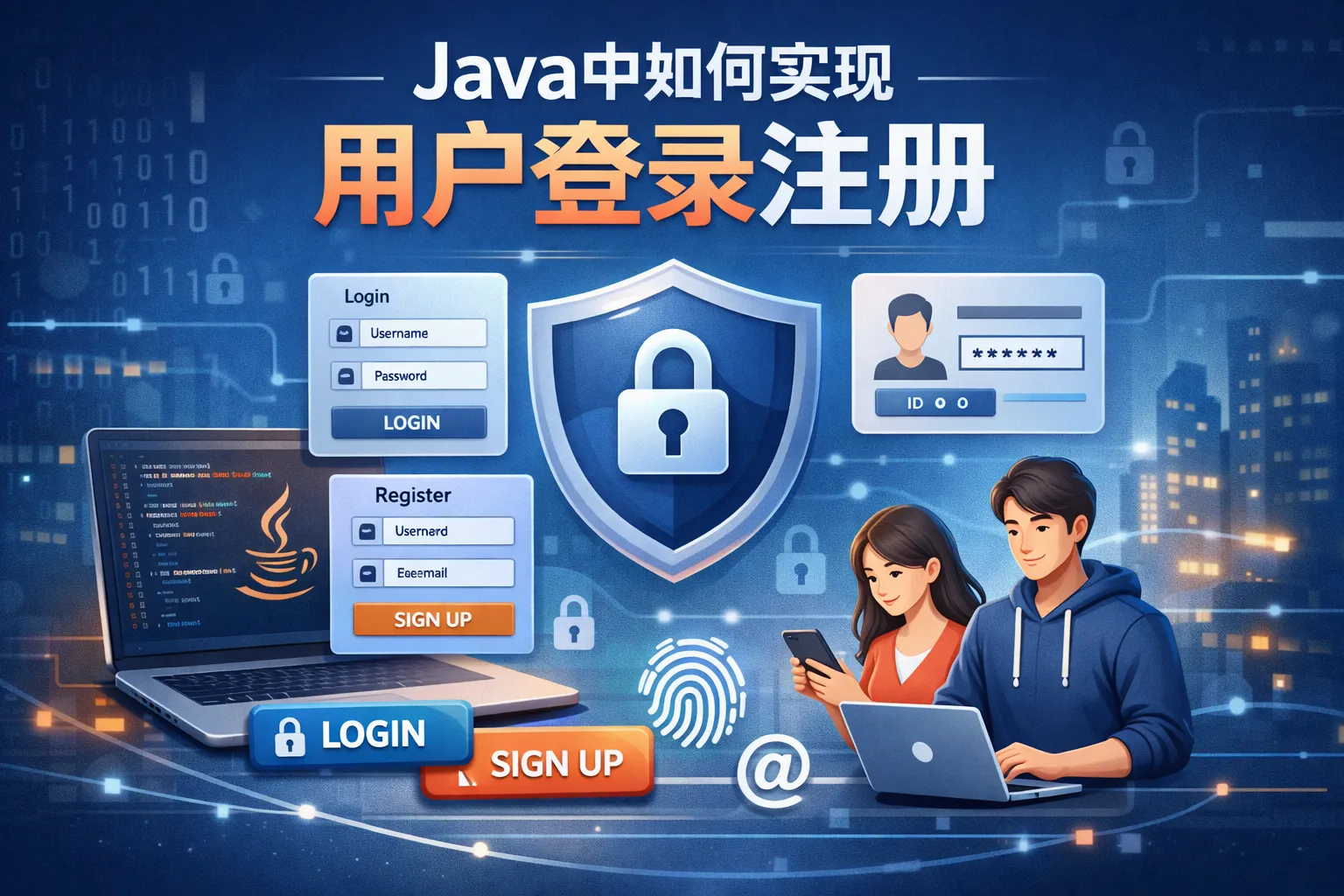 java中如何实现用户登录注册