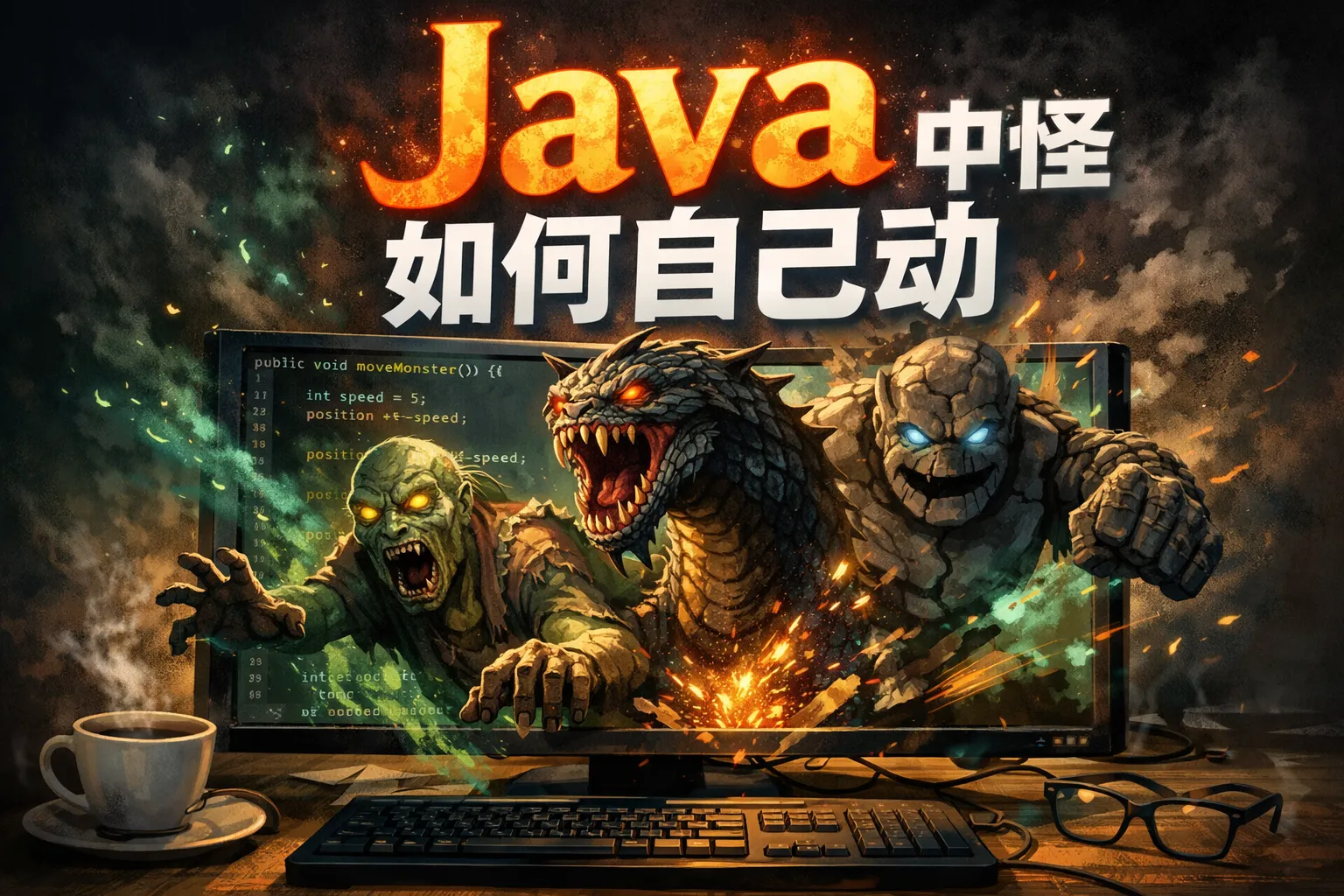 java中怪如何自己动