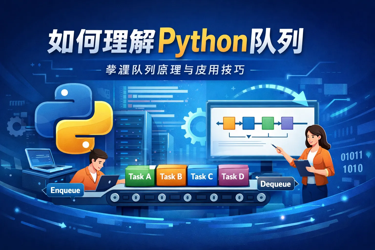 如何理解python队列