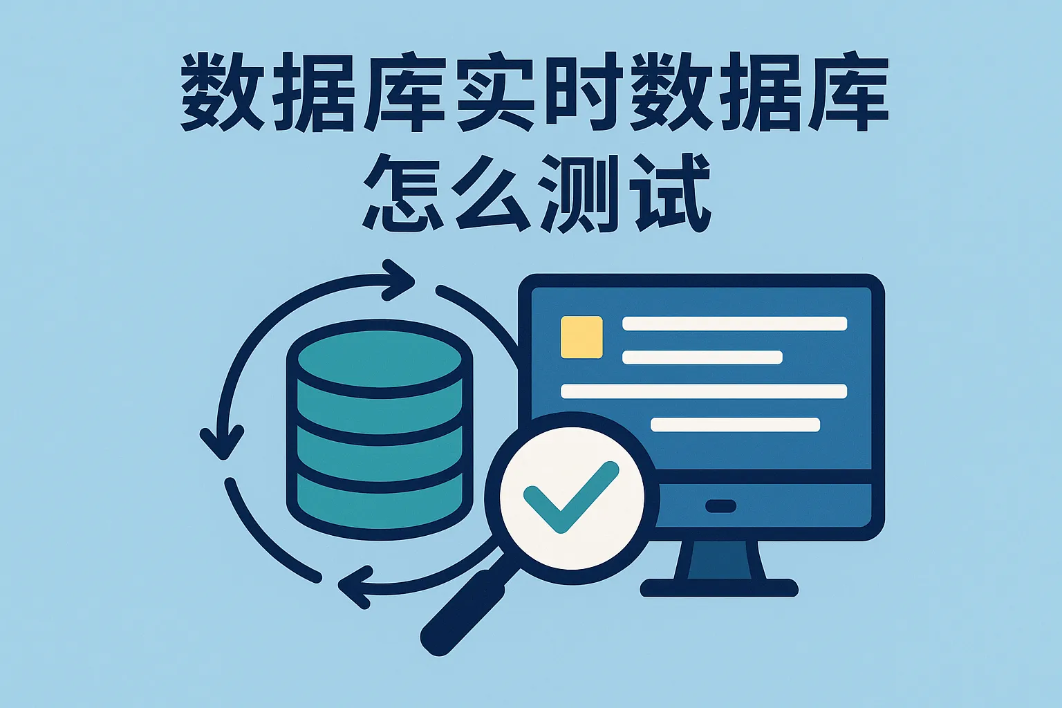 数据库实时数据库怎么测试