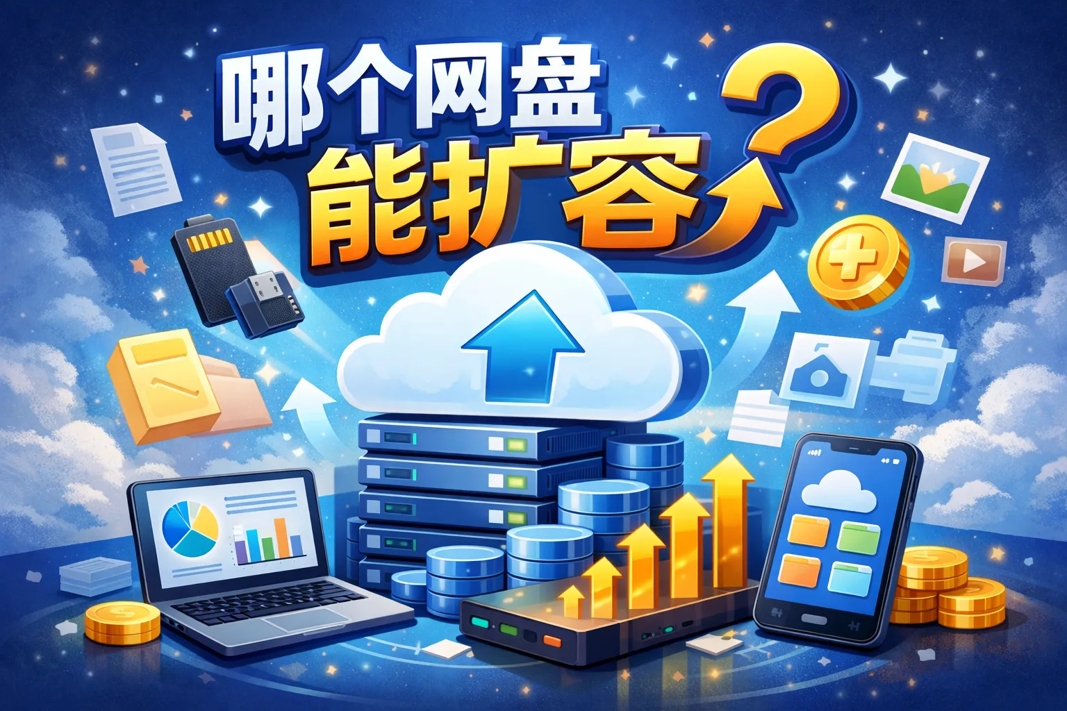 哪个网盘能扩容