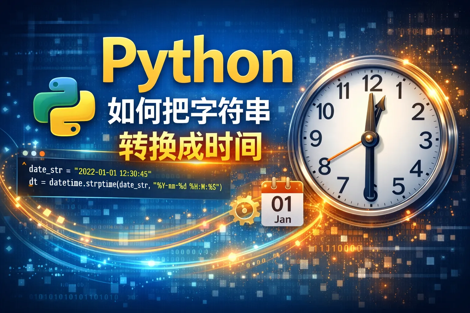 python如何把字符串转换成时间