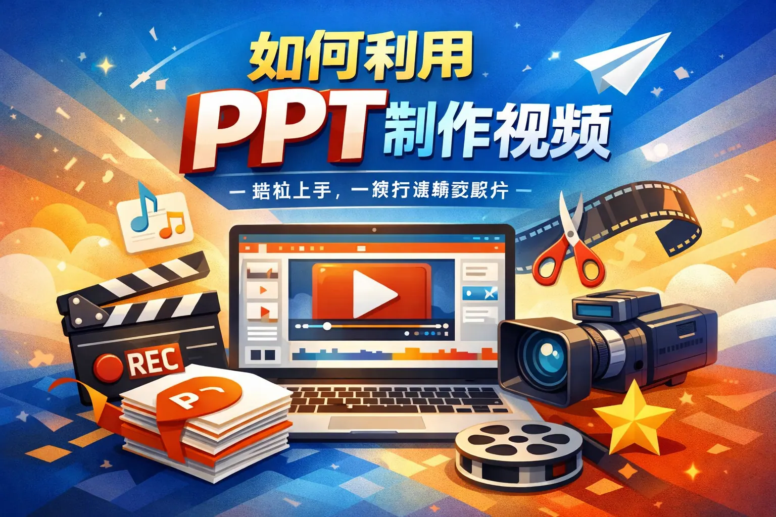 如何利用ppt制作视频