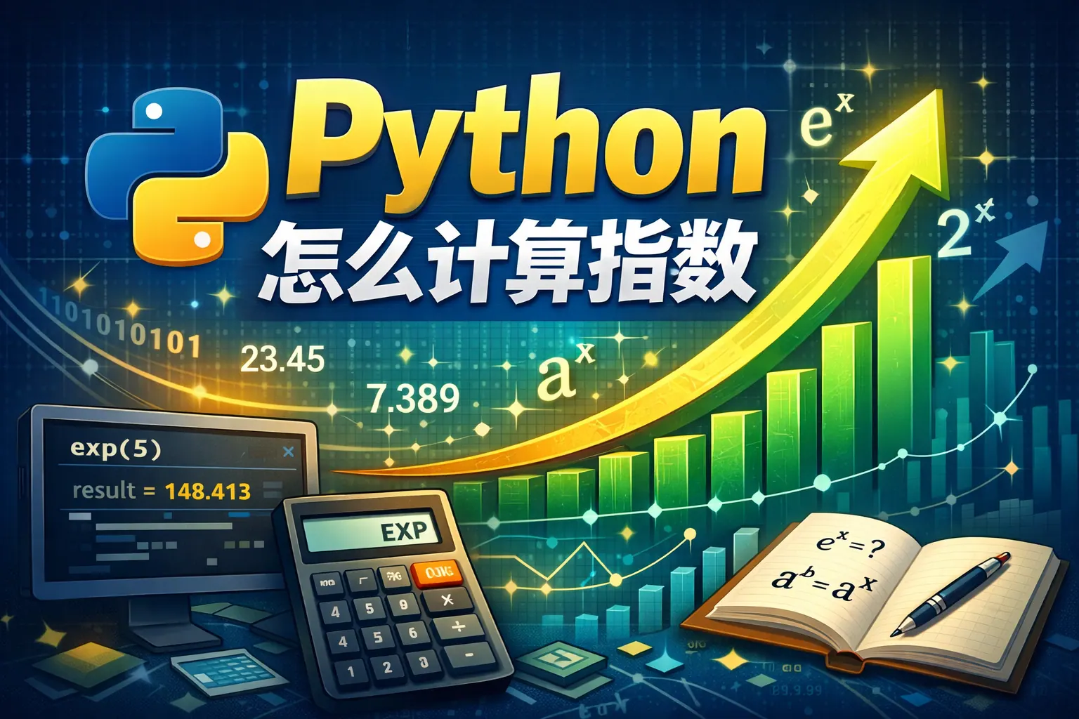 python 怎么计算指数