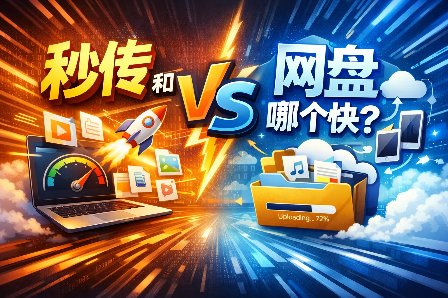 秒传和网盘哪个快