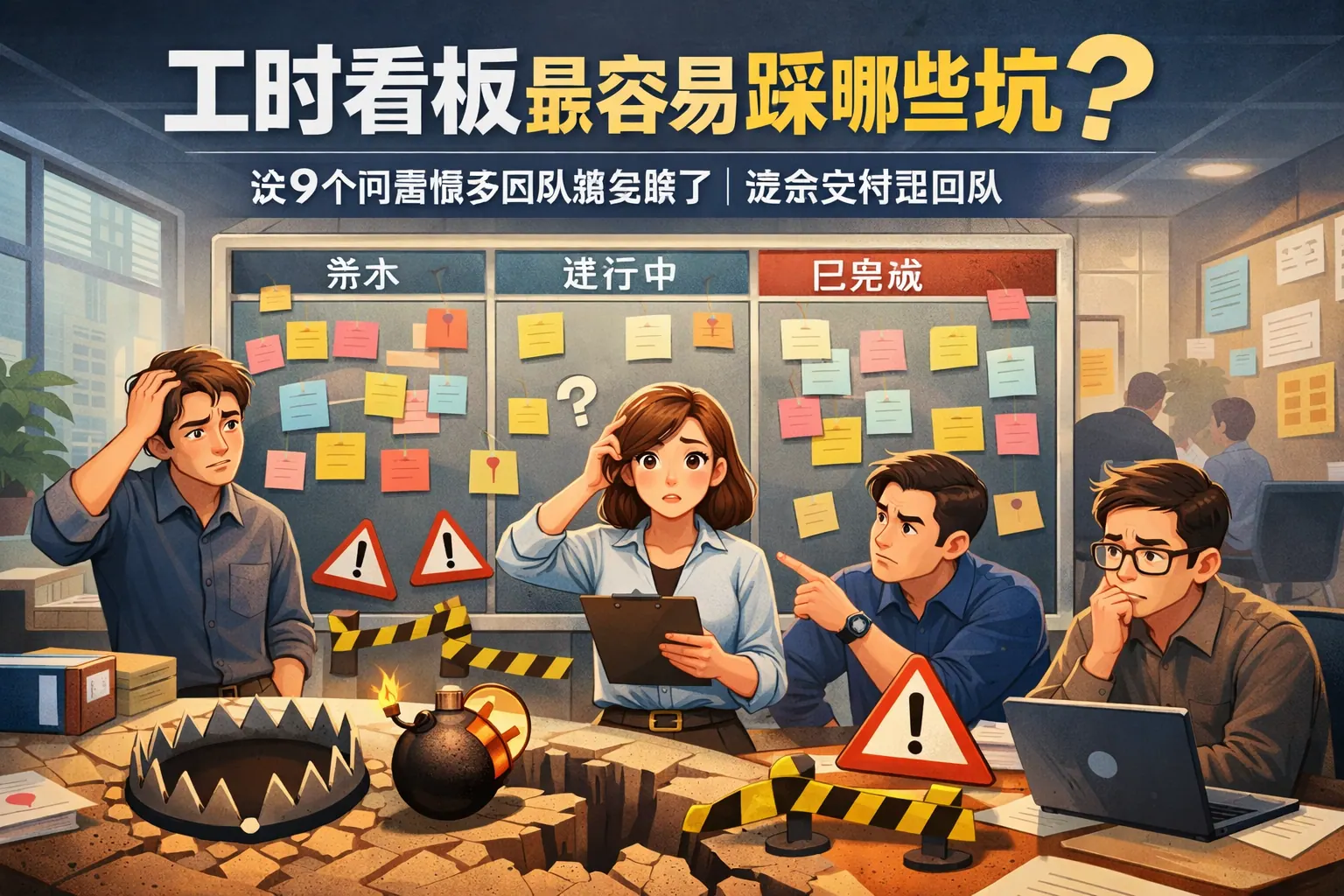 工时看板最容易踩哪些坑?这9个问题很多团队都忽略了|适合交付型团队