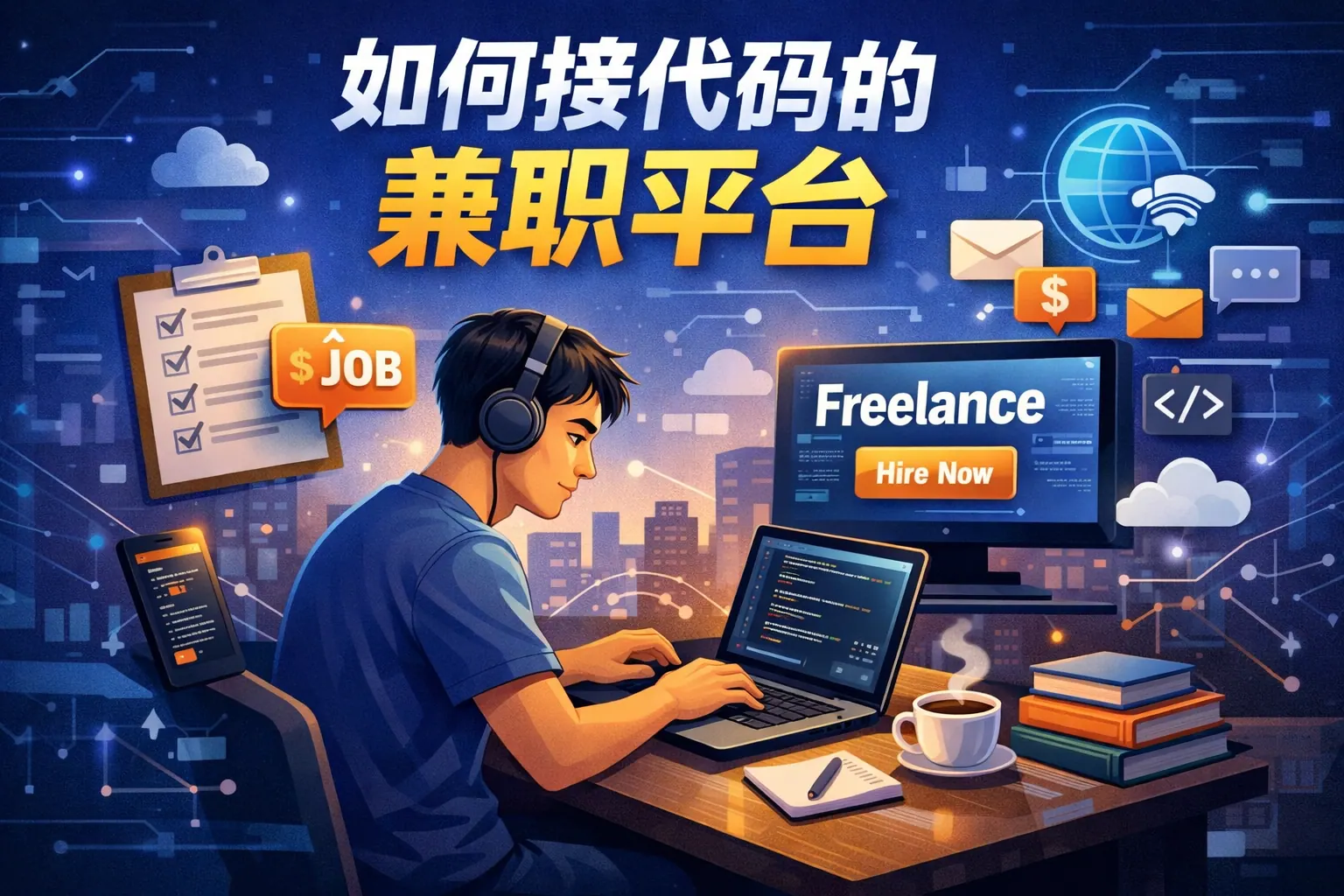 如何接代码的兼职平台