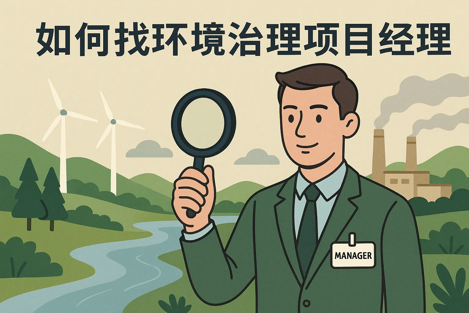 如何找环境治理项目经理