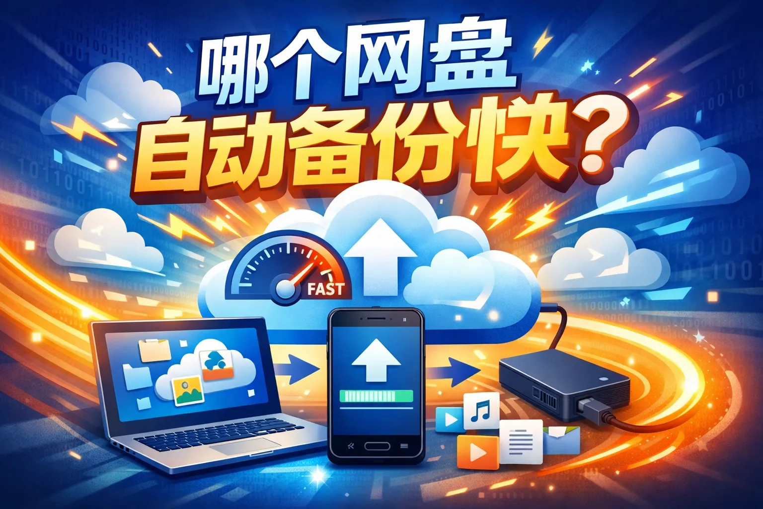 哪个网盘自动备份快