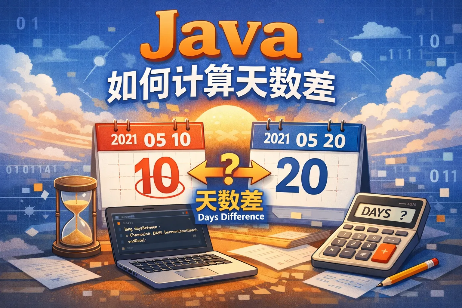 java如何计算天数差