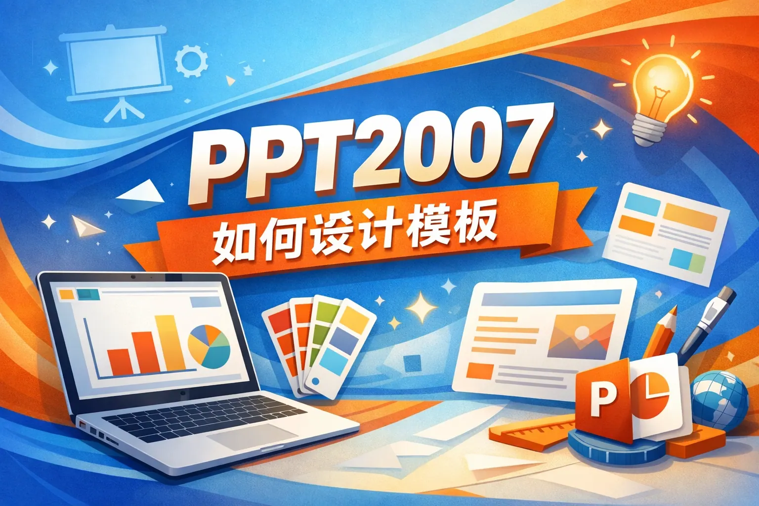 ppt2007如何设计模板