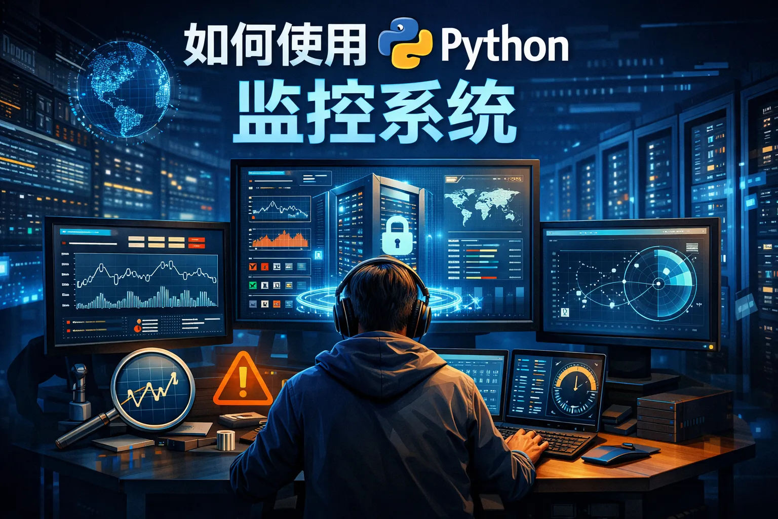 如何使用python监控系统