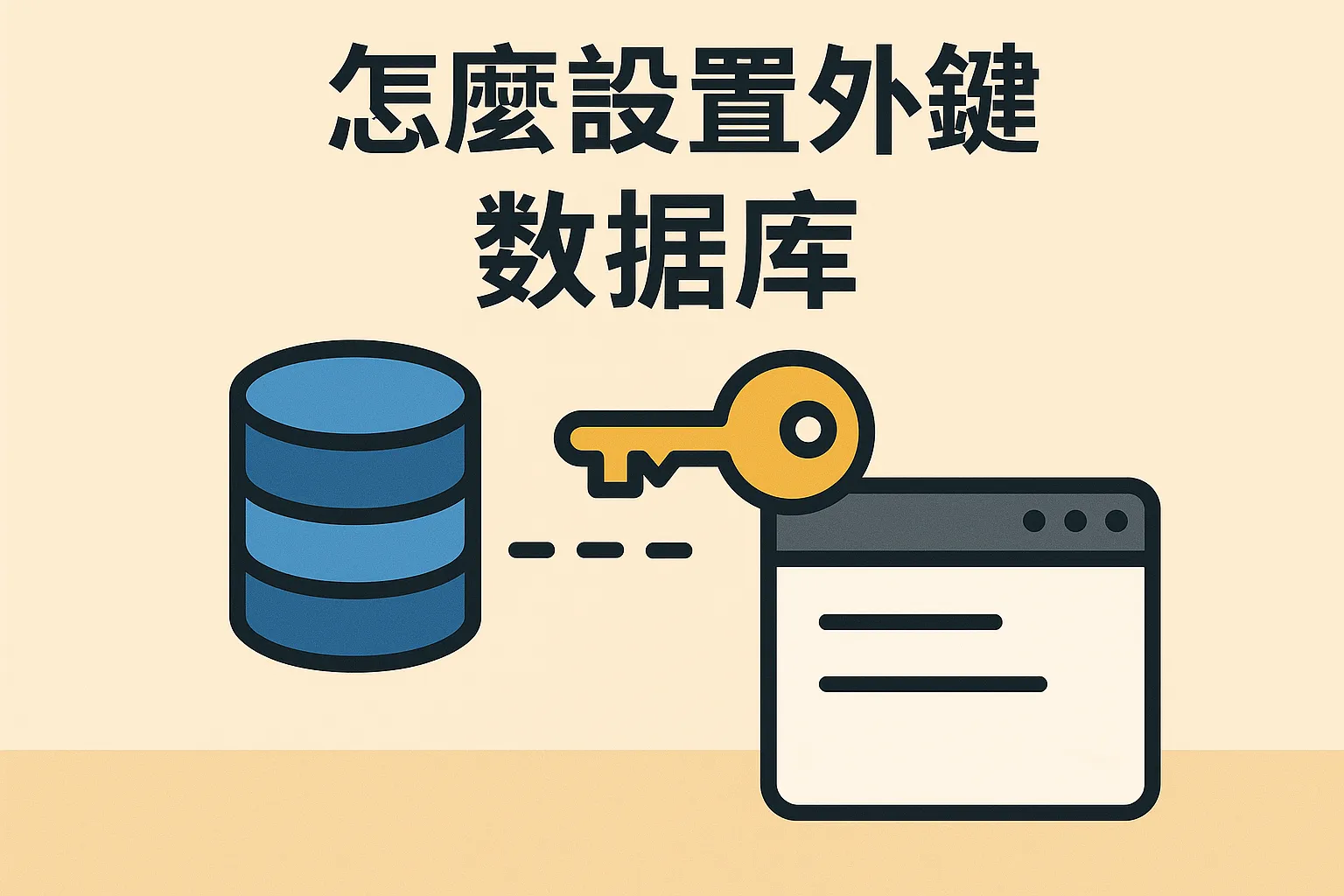 怎么设置外键数据库