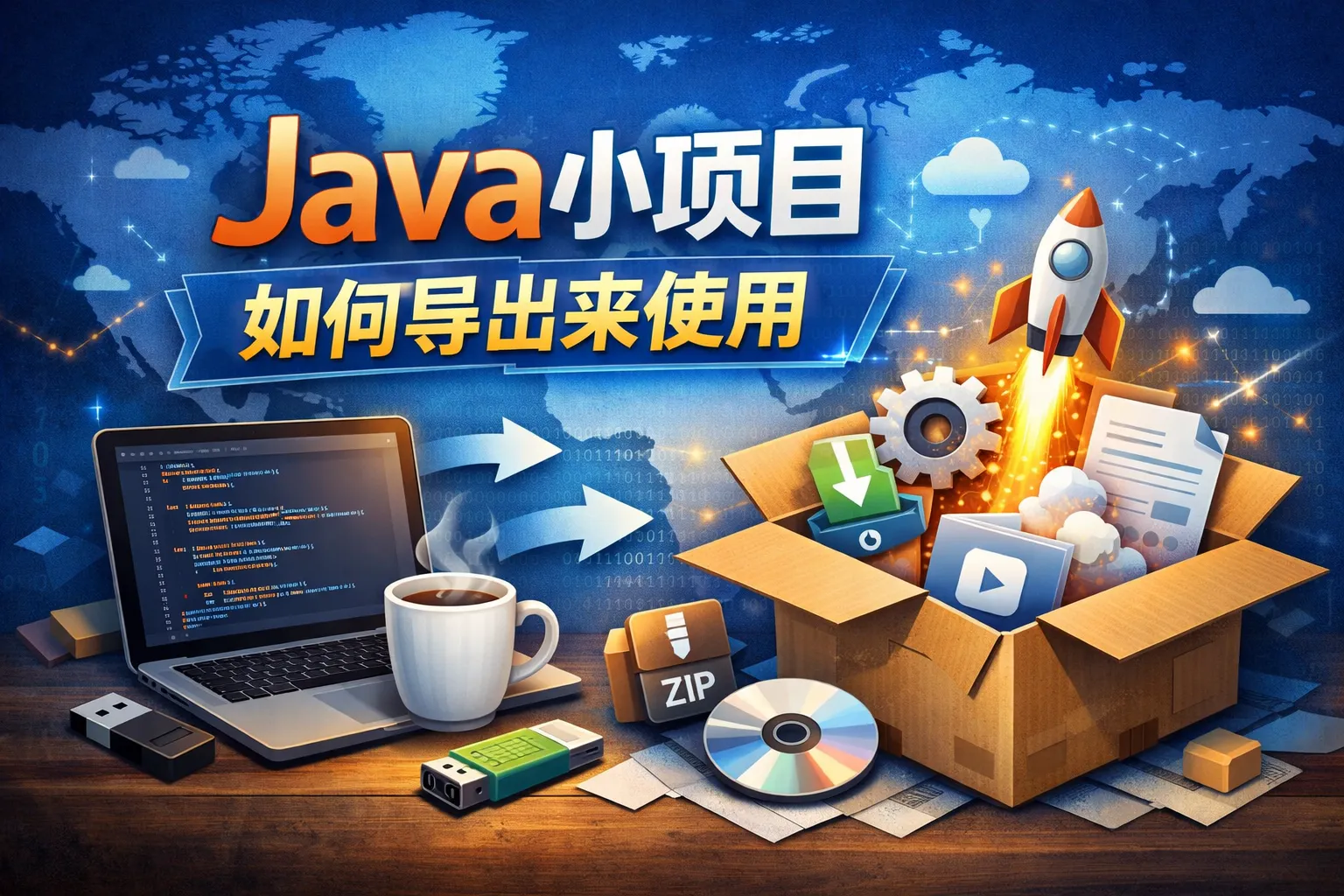 java小项目如何导出来使用